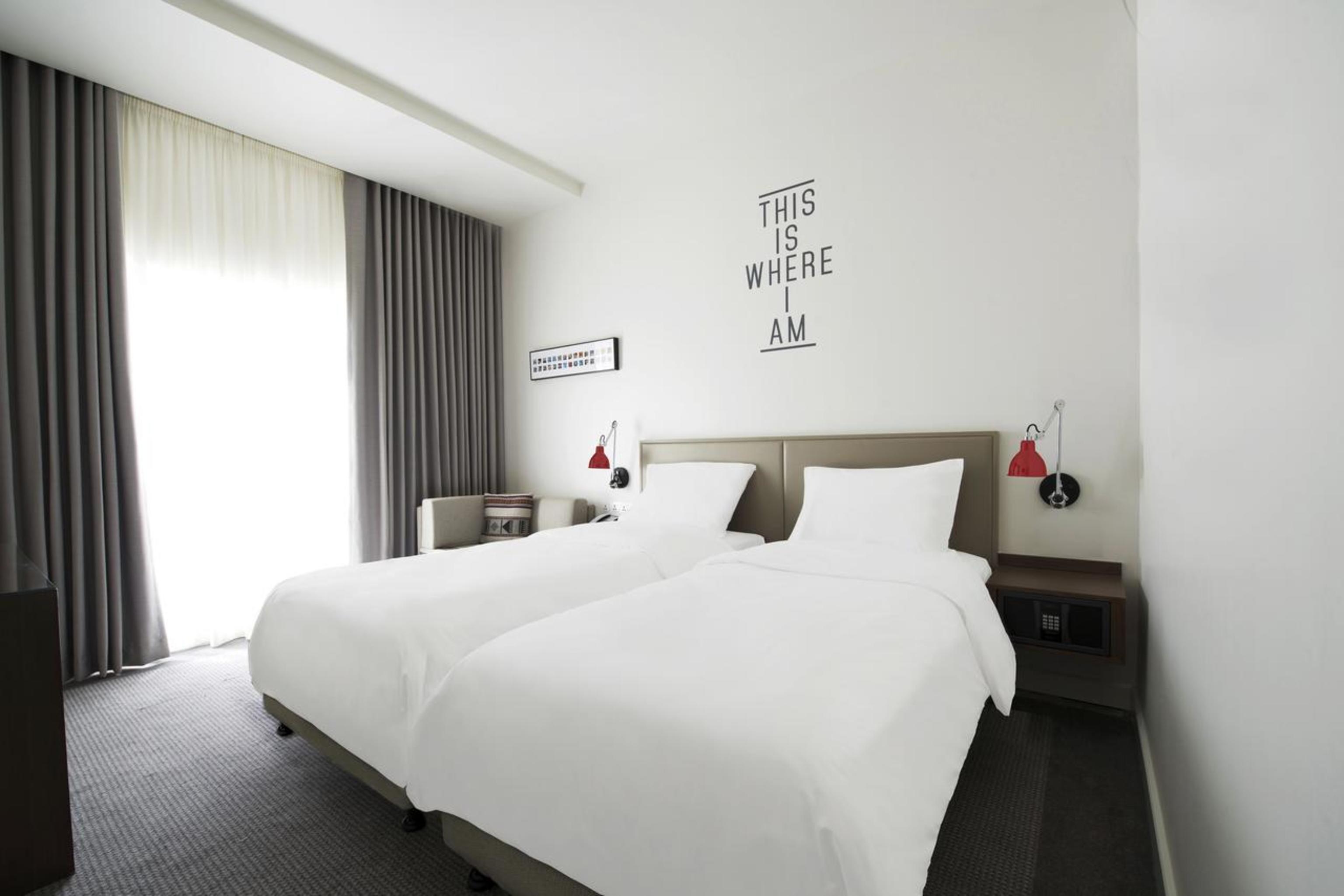 Hotel Rove Dubai Marina Exterior foto