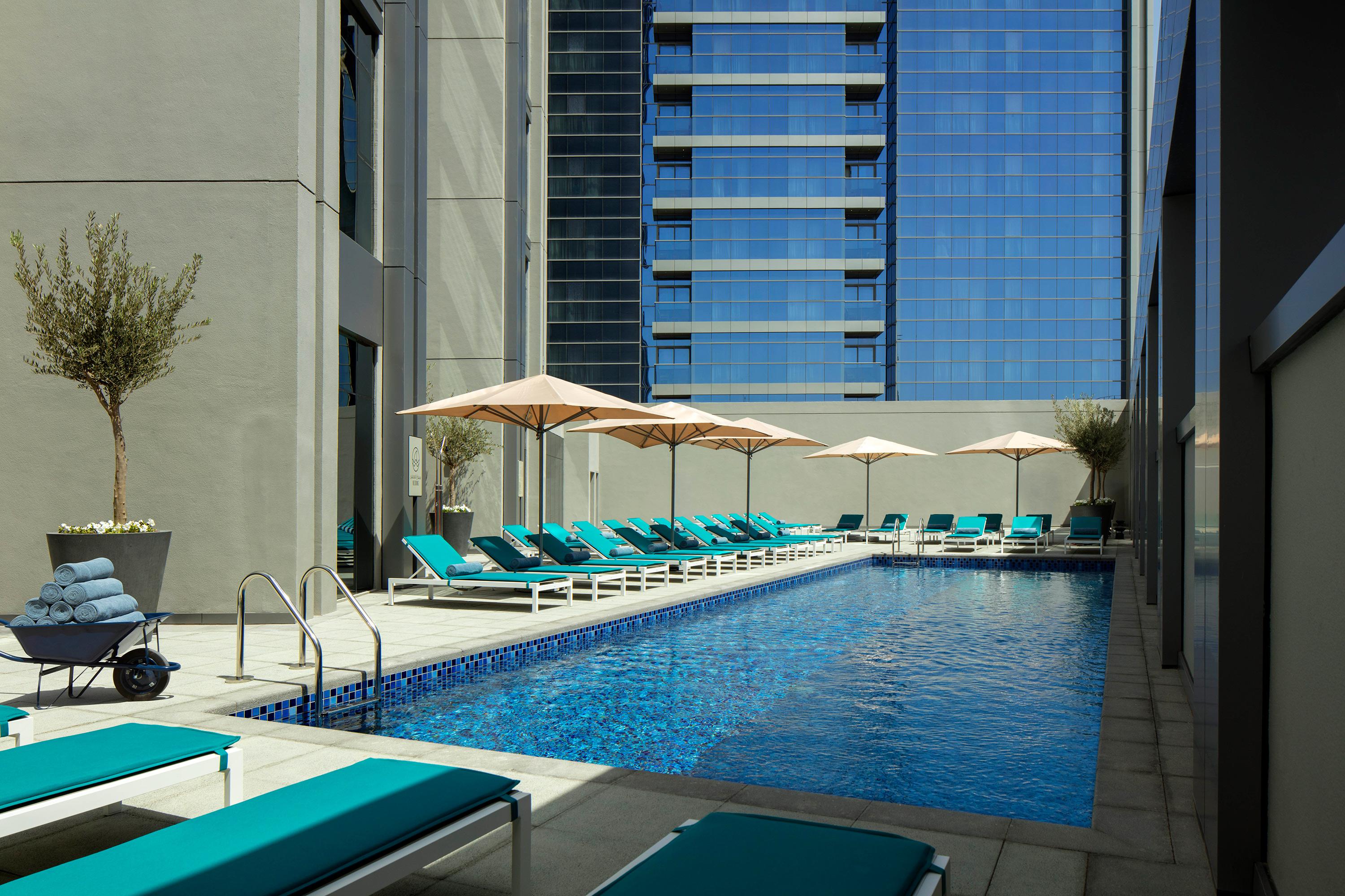 Hotel Rove Dubai Marina Exterior foto
