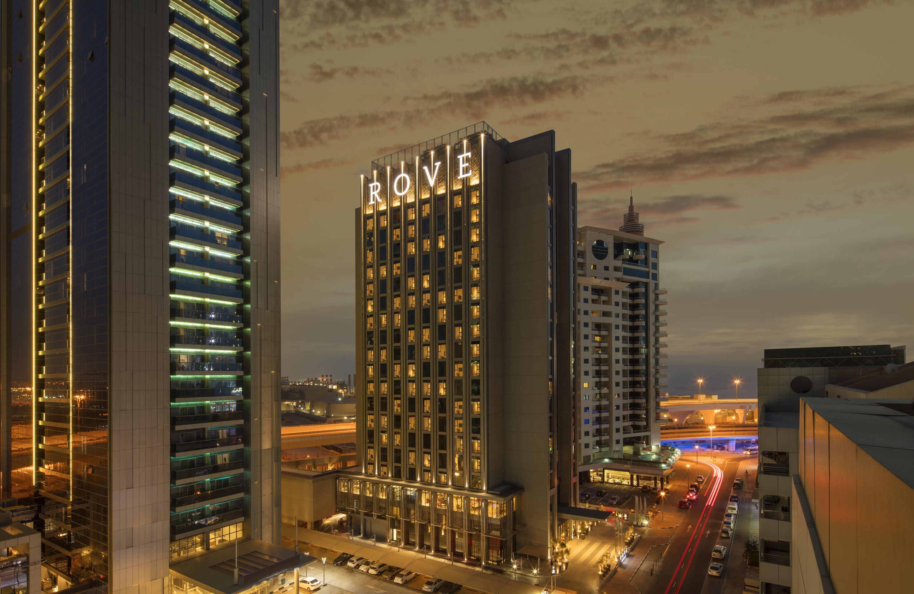Hotel Rove Dubai Marina Exterior foto