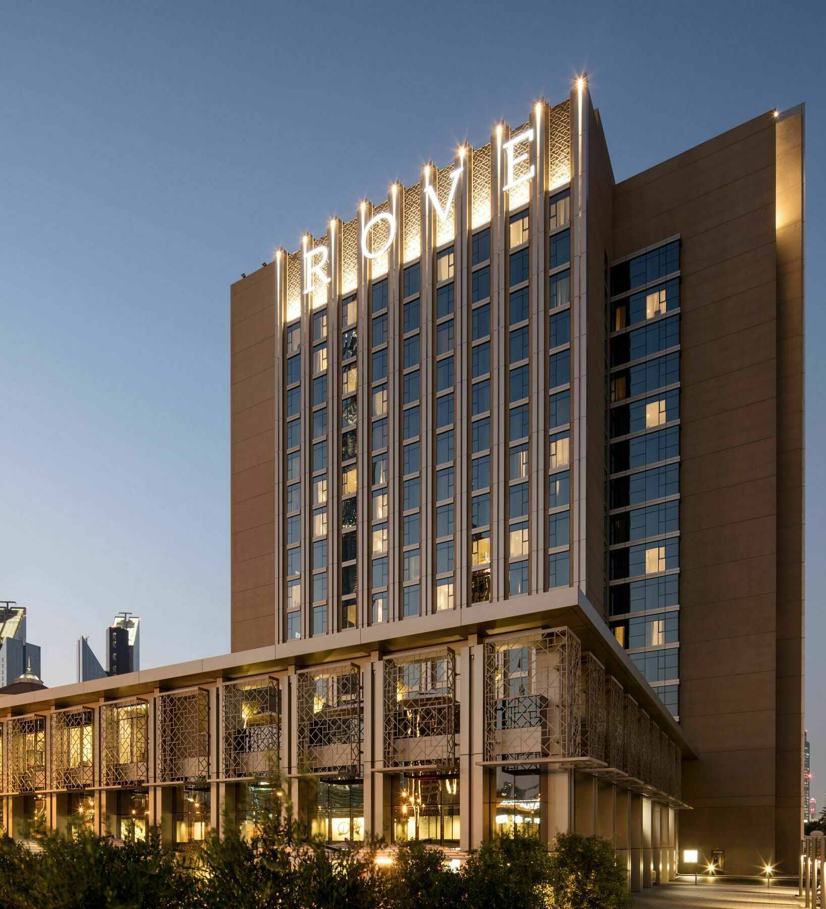 Hotel Rove Dubai Marina Exterior foto
